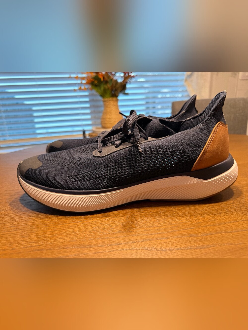 Johnston & Murphy Men's Miles Knit Navy Blue Sneakers Size 14 - Picture 4 of 10